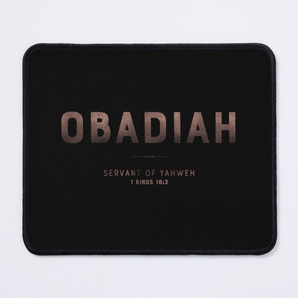 Item preview, Obadiah | 1 Kings 18 3 | Servant of Yahweh | Christian Name with Biblical Meaning | Christian Name Collection designed and sold by Blessed Be Your Name.