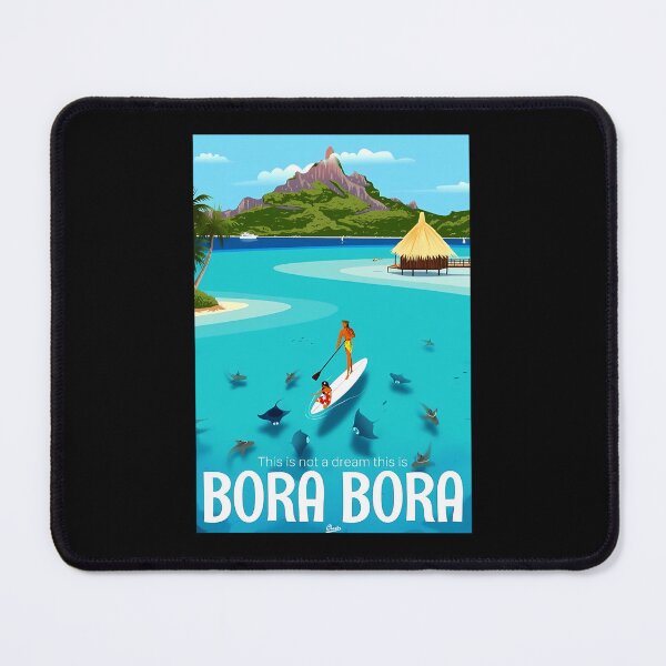 Item preview, Vintage Travel Poster - Bora Bora designed and sold by Rafiqgil.