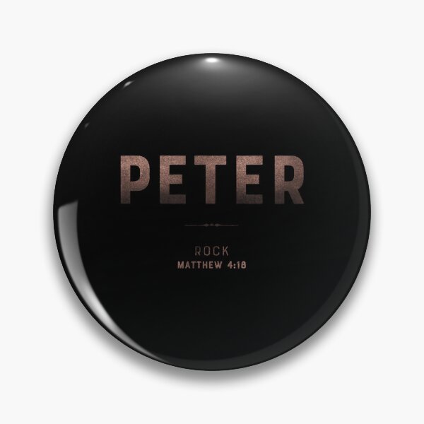 Item preview, Peter | Matthew 4 18 | Rock | Christian Name with Biblical Meaning | Christian Name Collection designed and sold by Blessed Be Your Name.