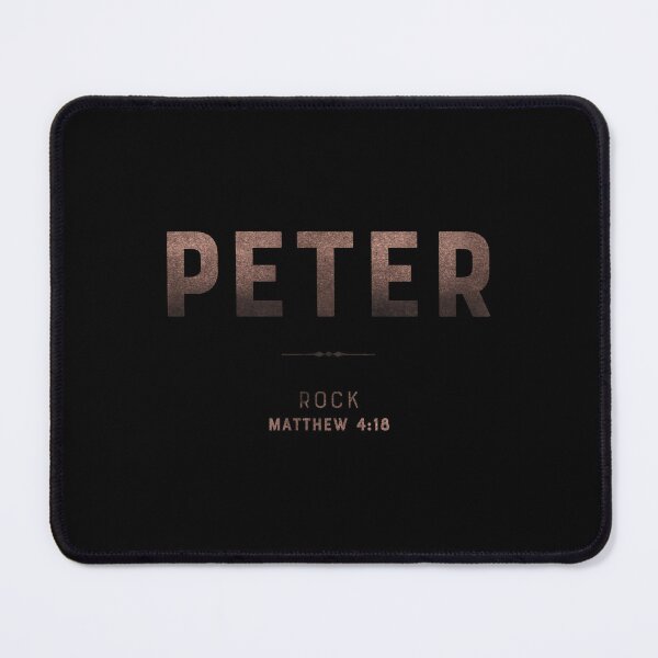 Item preview, Peter | Matthew 4 18 | Rock | Christian Name with Biblical Meaning | Christian Name Collection designed and sold by Blessed Be Your Name.