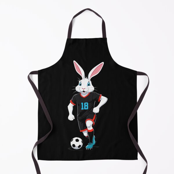 Item preview, Easter bunny soccer player Easter soccer design designed and sold by LuminOrb.