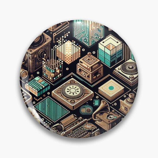 Item preview, Retro-Futuristic Techno Nexus designed and sold by FarBeyound.