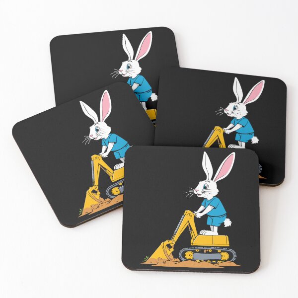 Item preview, Easter Bunny Excavator Driver Funny Easter Eggs Digging designed and sold by LuminOrb.