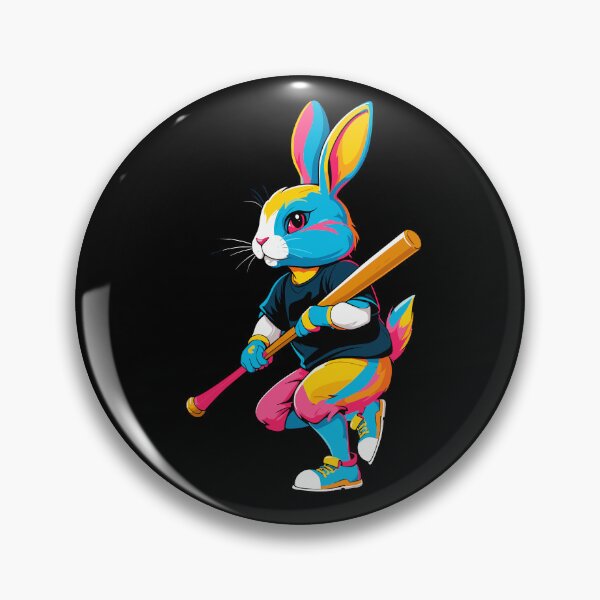 Item preview, Baseball Player Easter Bunny In Streetwear Style designed and sold by LuminOrb.
