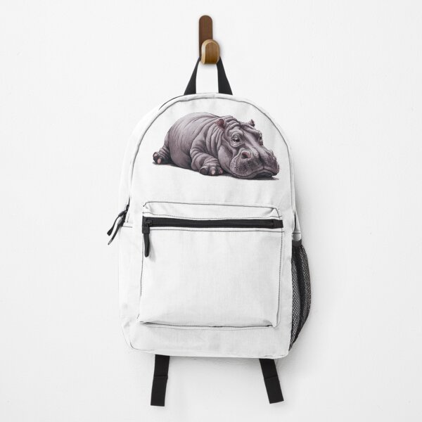 Item preview, Cute sad hippo designed and sold by WildernessTints.