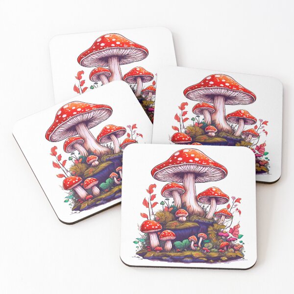 Item preview, Enchanted Mushroom Garden Fantasy Scene designed and sold by Tom-Johnson.