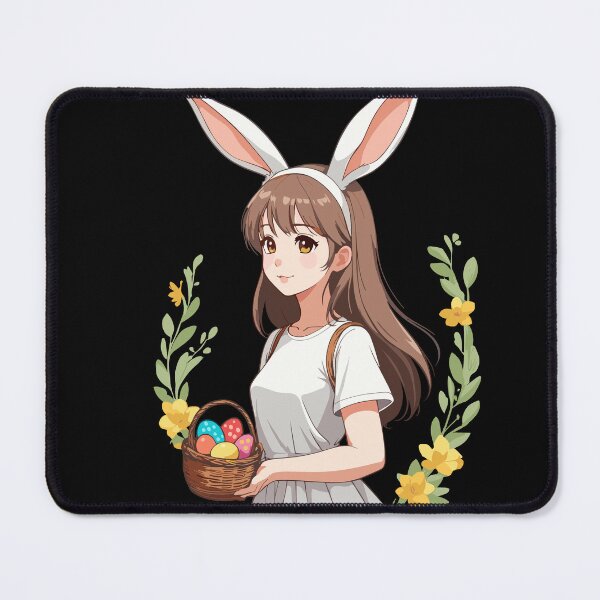 Item preview, Anime Easter Kawaii Easter Bunny Manga Girl Otaku designed and sold by LuminOrb.