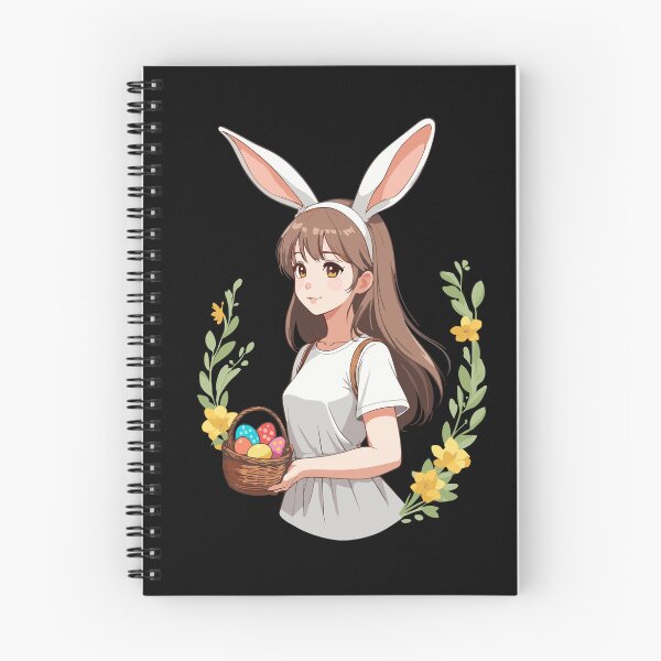 Item preview, Anime Easter Kawaii Easter Bunny Manga Girl Otaku designed and sold by LuminOrb.