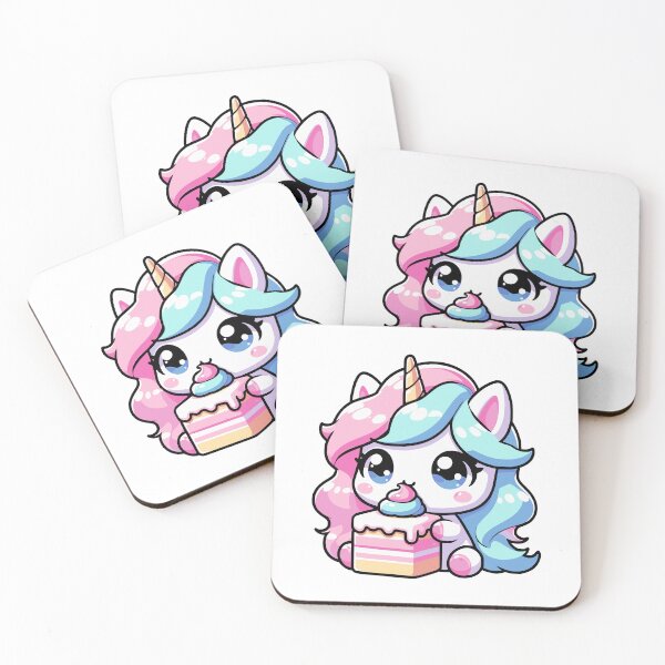 Item preview, Unicorn Eating Cake designed and sold by PeelZinc.