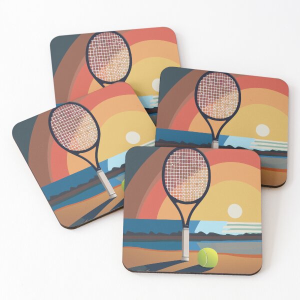 Item preview, Tennis Racket on the Beach designed and sold by BigCityTennis.