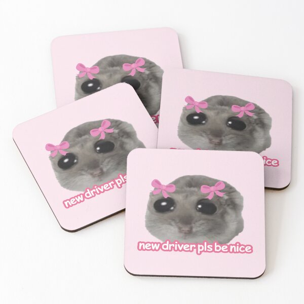 Item preview, sad hamster driver  designed and sold by thesocialcactus.