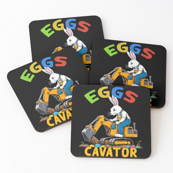 Item preview, Funny Easter saying Easter bunny excavator driver designed and sold by LuminOrb.