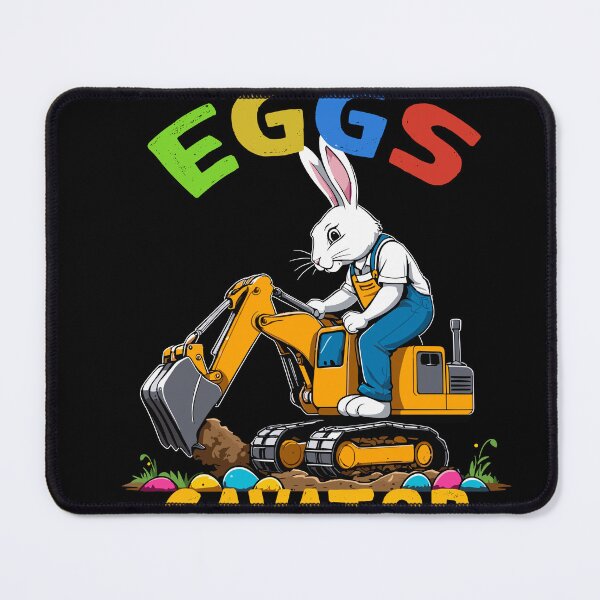 Item preview, Funny Easter saying Easter bunny excavator driver designed and sold by LuminOrb.
