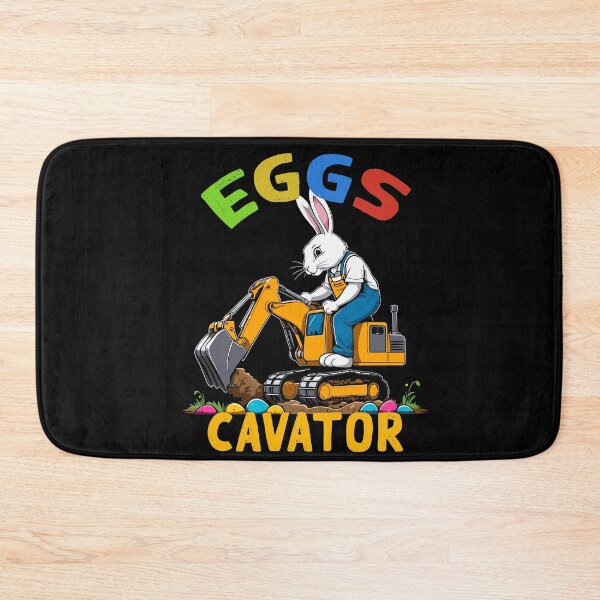 Item preview, Funny Easter saying Easter bunny excavator driver designed and sold by LuminOrb.