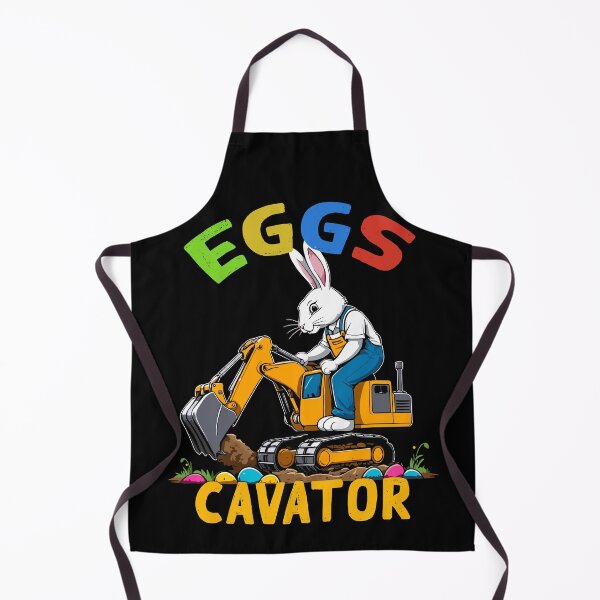 Item preview, Funny Easter saying Easter bunny excavator driver designed and sold by LuminOrb.