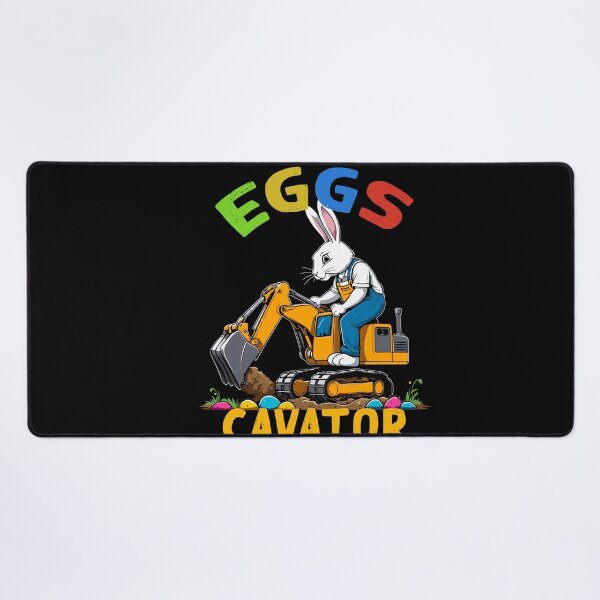Item preview, Funny Easter saying Easter bunny excavator driver designed and sold by LuminOrb.