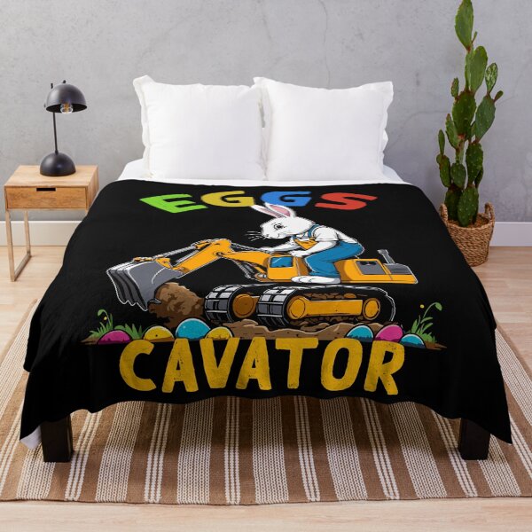 Item preview, Funny Easter saying Easter bunny excavator driver designed and sold by LuminOrb.