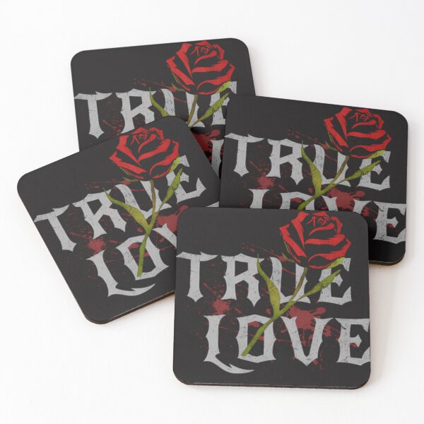 Item preview, True Love Rose Gothic Rock T-Shirt designed and sold by ShanaNolazcoca.