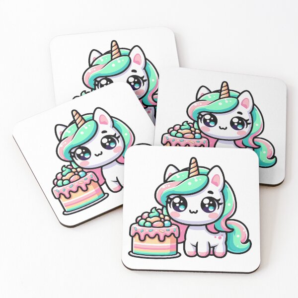 Item preview, Unicorn Eating Cake designed and sold by PeelZinc.