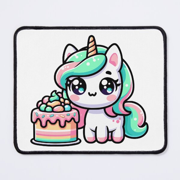 Item preview, Unicorn Eating Cake designed and sold by PeelZinc.
