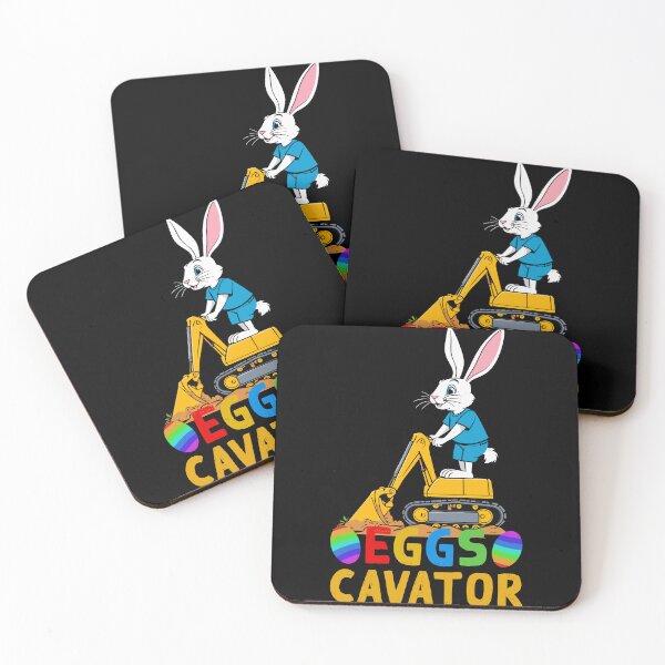 Item preview, Funny Easter saying Easter bunny excavator driver designed and sold by LuminOrb.