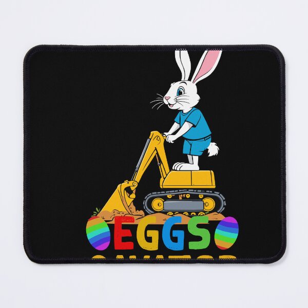 Item preview, Funny Easter saying Easter bunny excavator driver designed and sold by LuminOrb.