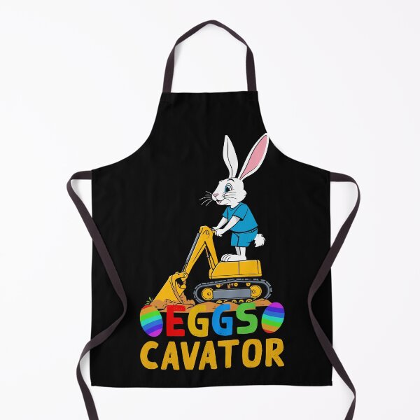 Item preview, Funny Easter saying Easter bunny excavator driver designed and sold by LuminOrb.