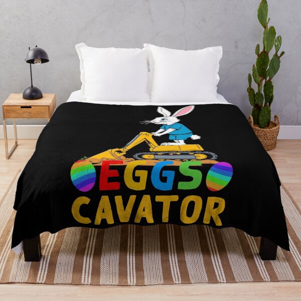 Item preview, Funny Easter saying Easter bunny excavator driver designed and sold by LuminOrb.