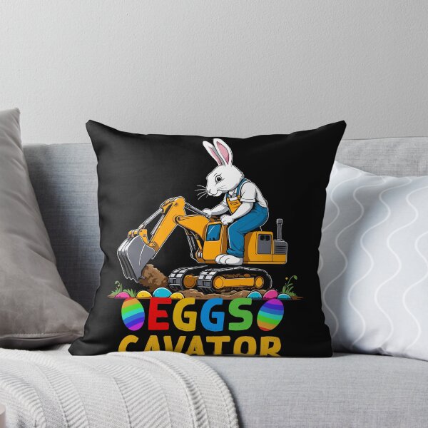 Item preview, Funny Easter saying Easter bunny excavator driver designed and sold by LuminOrb.