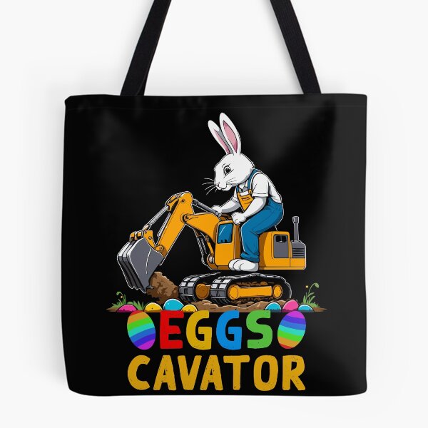 Item preview, Funny Easter saying Easter bunny excavator driver designed and sold by LuminOrb.