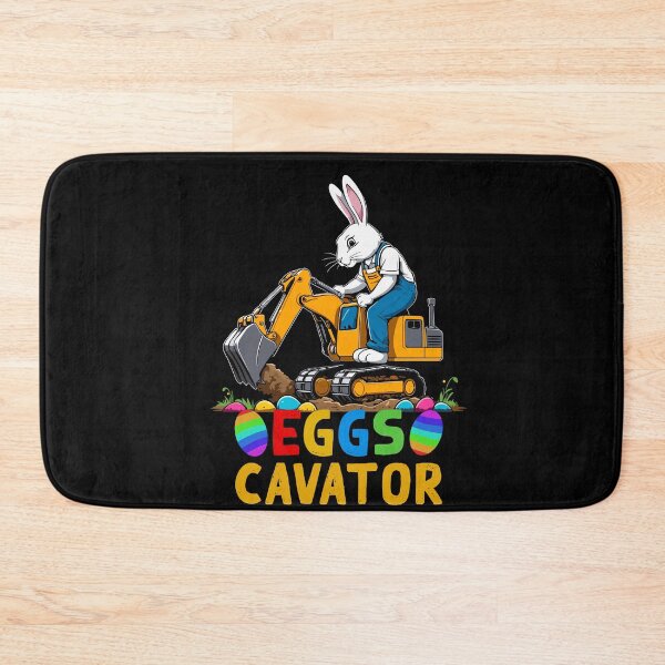 Item preview, Funny Easter saying Easter bunny excavator driver designed and sold by LuminOrb.