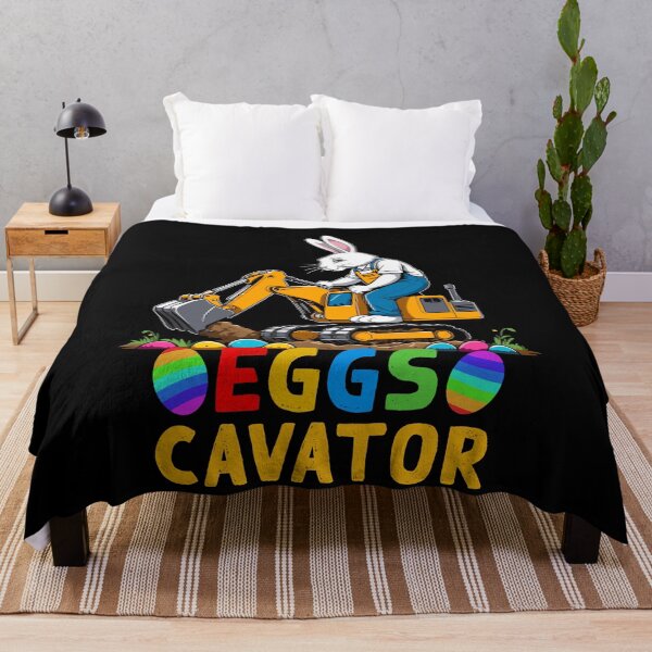 Item preview, Funny Easter saying Easter bunny excavator driver designed and sold by LuminOrb.