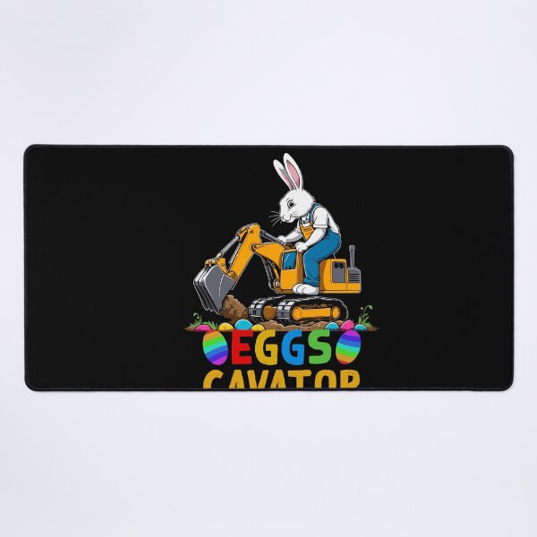 Item preview, Funny Easter saying Easter bunny excavator driver designed and sold by LuminOrb.