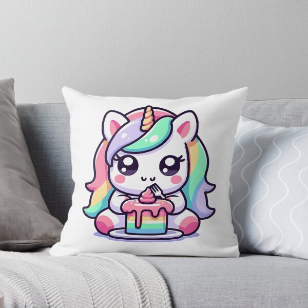 Item preview, Unicorn Eating Cake designed and sold by PeelZinc.