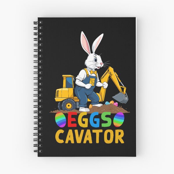 Item preview, Funny Easter saying Easter bunny excavator driver designed and sold by LuminOrb.