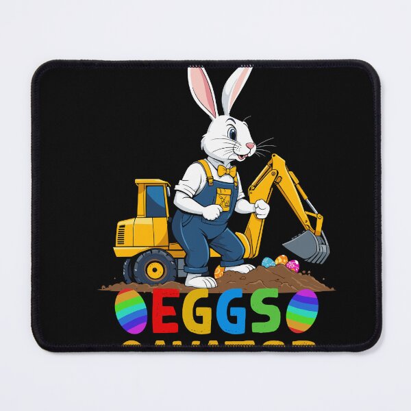 Item preview, Funny Easter saying Easter bunny excavator driver designed and sold by LuminOrb.
