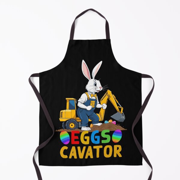 Item preview, Funny Easter saying Easter bunny excavator driver designed and sold by LuminOrb.