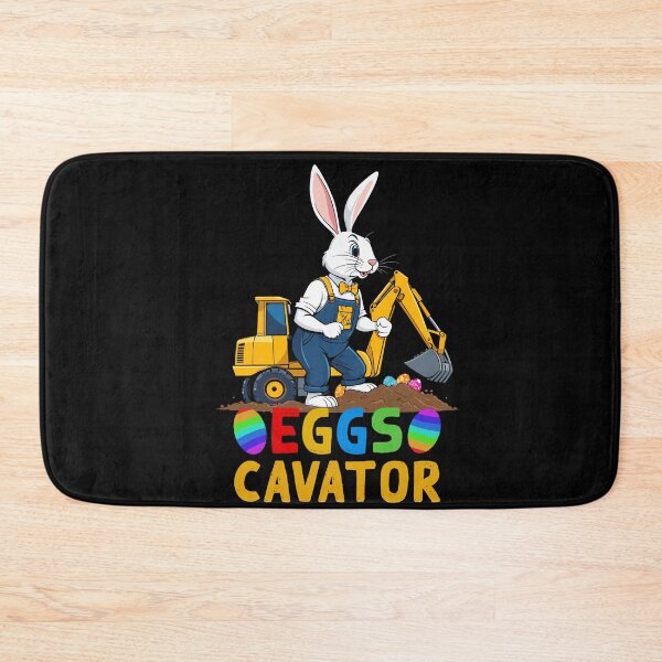 Item preview, Funny Easter saying Easter bunny excavator driver designed and sold by LuminOrb.
