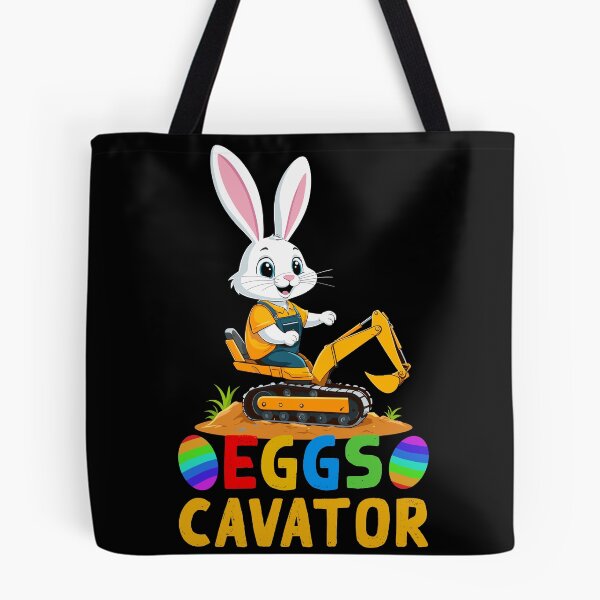 Item preview, Funny Easter saying Easter bunny excavator driver designed and sold by LuminOrb.