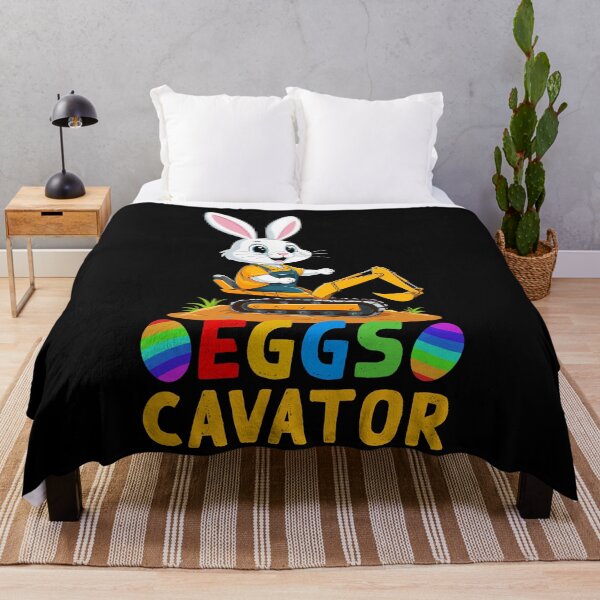 Item preview, Funny Easter saying Easter bunny excavator driver designed and sold by LuminOrb.
