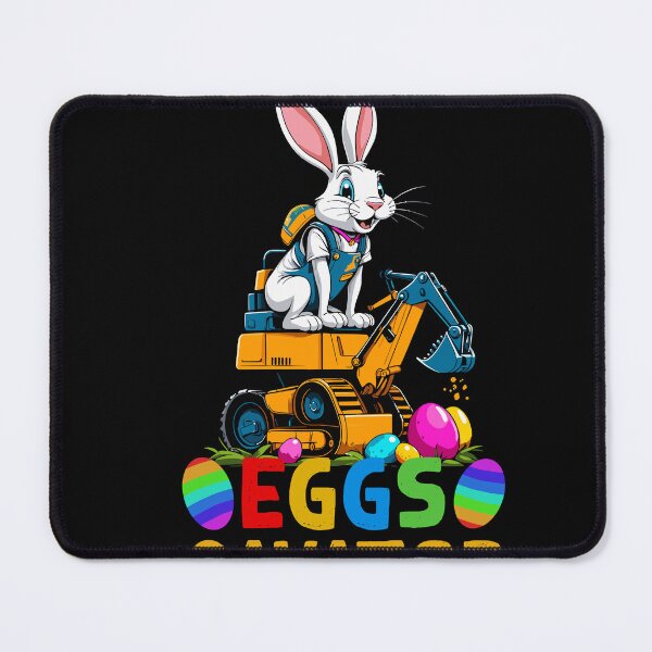 Item preview, Funny Easter saying Easter bunny excavator driver designed and sold by LuminOrb.