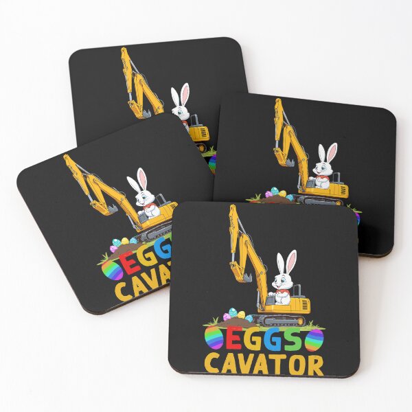 Item preview, Funny Easter saying Easter bunny excavator driver designed and sold by LuminOrb.