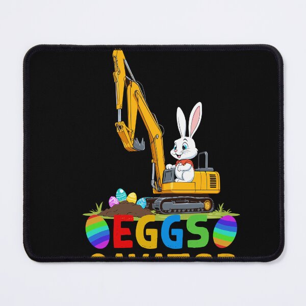 Item preview, Funny Easter saying Easter bunny excavator driver designed and sold by LuminOrb.