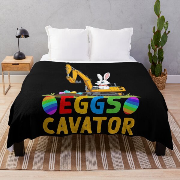 Item preview, Funny Easter saying Easter bunny excavator driver designed and sold by LuminOrb.