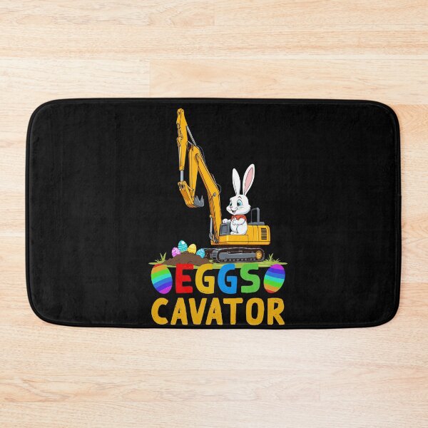 Item preview, Funny Easter saying Easter bunny excavator driver designed and sold by LuminOrb.