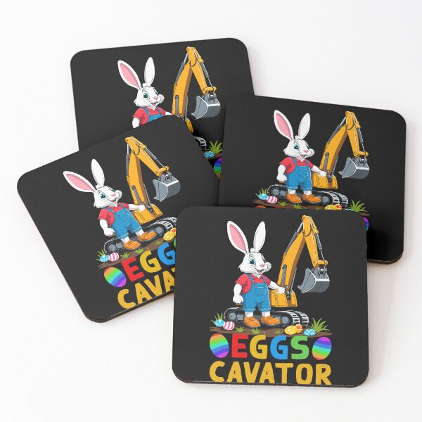 Item preview, Funny Easter saying Easter bunny excavator driver designed and sold by LuminOrb.