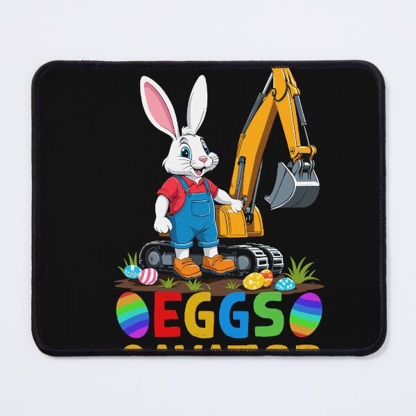 Item preview, Funny Easter saying Easter bunny excavator driver designed and sold by LuminOrb.