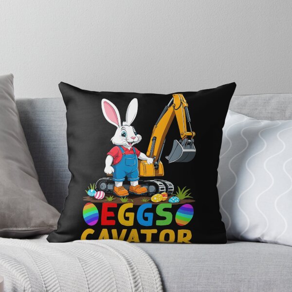 Item preview, Funny Easter saying Easter bunny excavator driver designed and sold by LuminOrb.