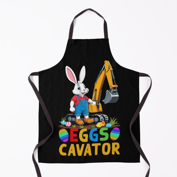 Item preview, Funny Easter saying Easter bunny excavator driver designed and sold by LuminOrb.