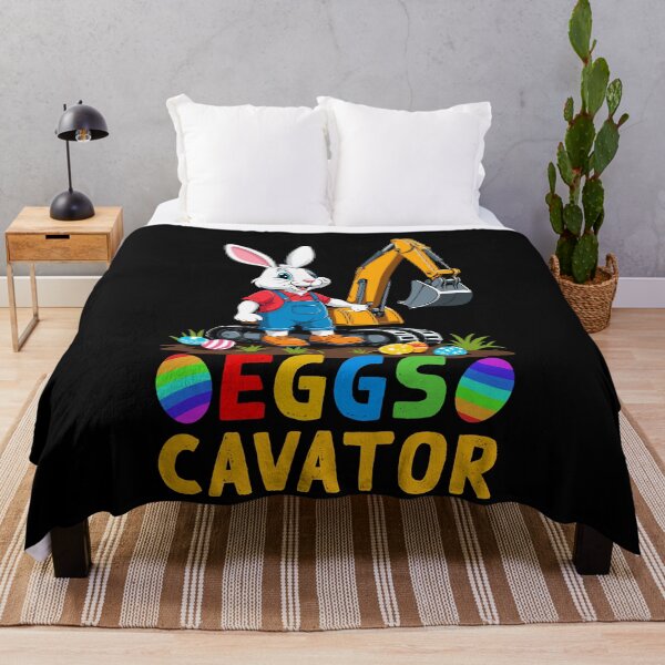 Item preview, Funny Easter saying Easter bunny excavator driver designed and sold by LuminOrb.
